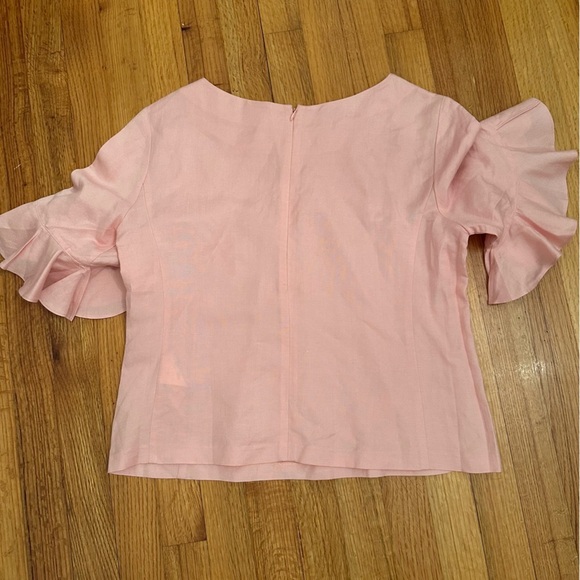 Club Monaco Hatleth Ruffle sleeve Top Size M (j6j - Picture 11 of 11